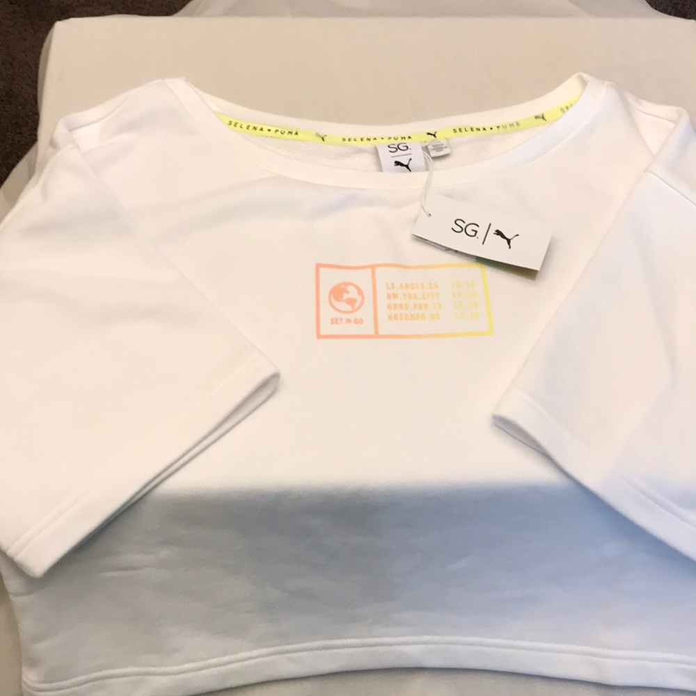 Selena puma crop top